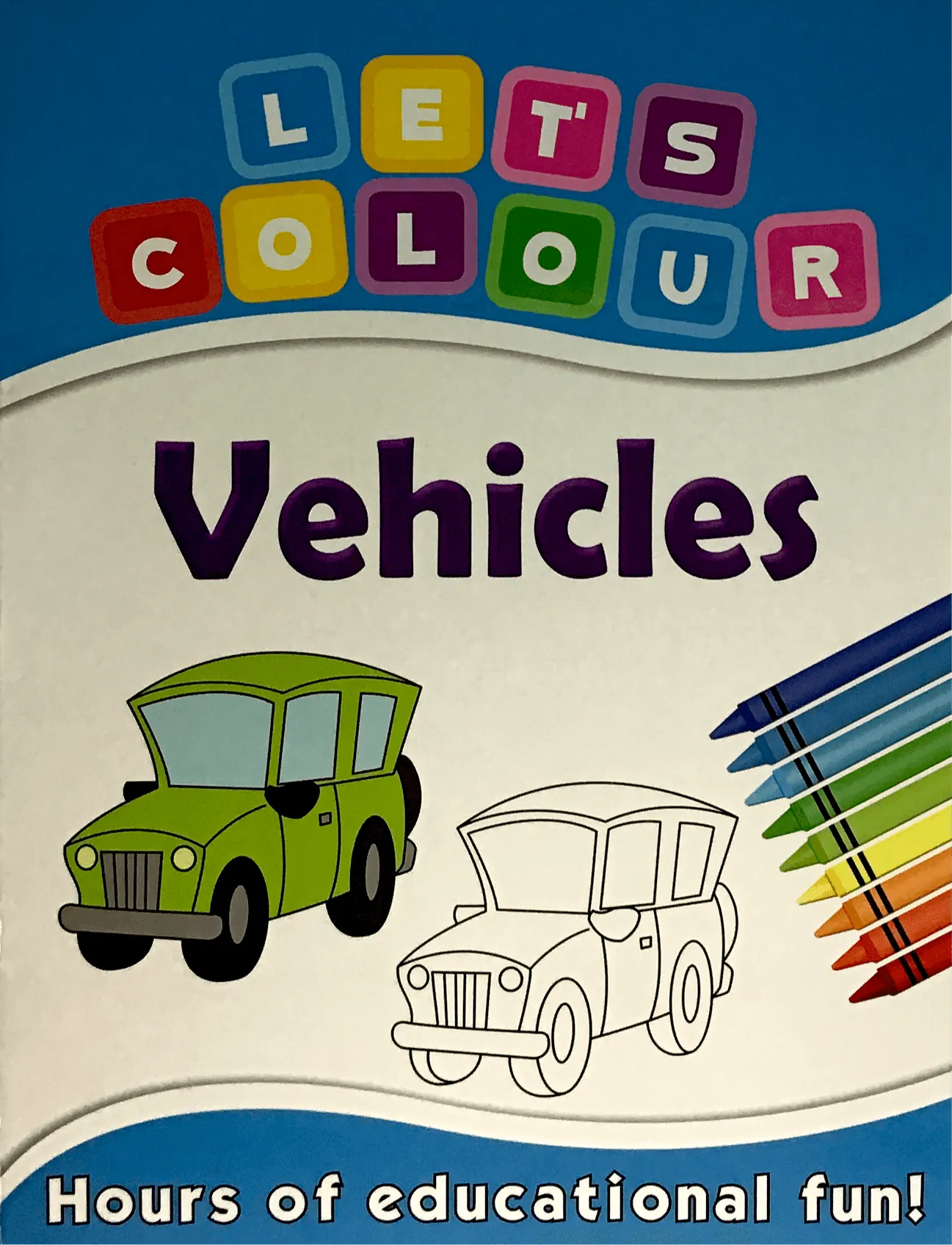 Let's Colour - Vehicles - Hours of Educational Fun