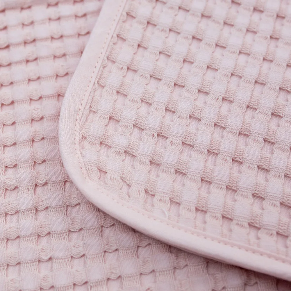 Lulujo Baby Boho Waffle Blanket - Ballet Slipper