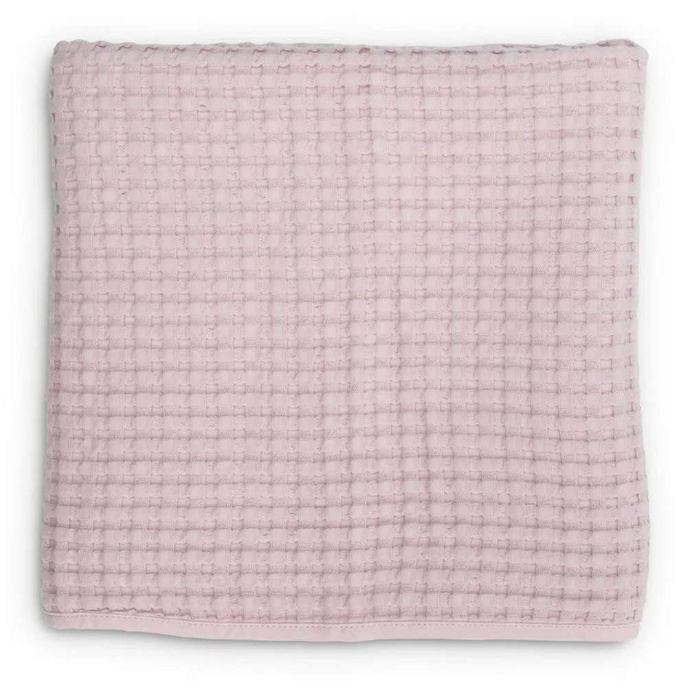 Lulujo Baby Boho Waffle Blanket - Ballet Slipper