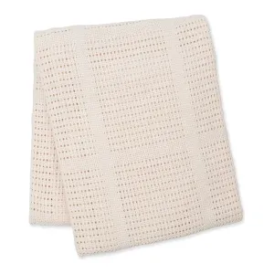 Lulujo Baby Cellular Baby Blanket - Oatmeal