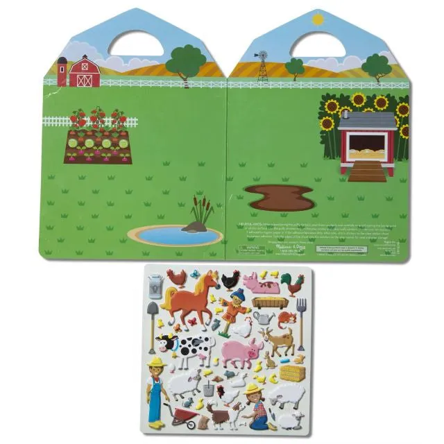 Melissa & Doug Puffy Sticker Play Set - On the Farm