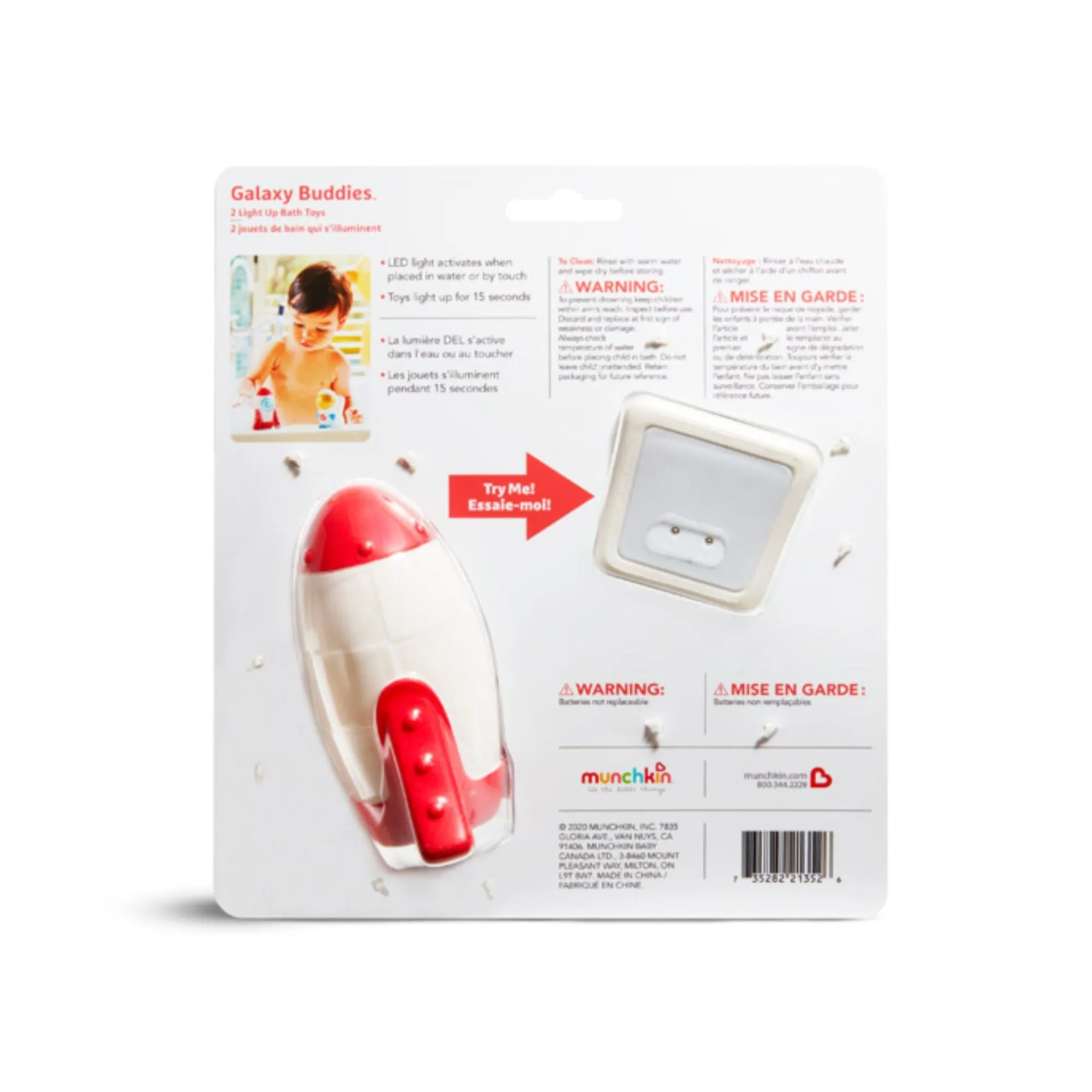 Munchkin Galaxy Buddies ™ Light Up Bath Toys