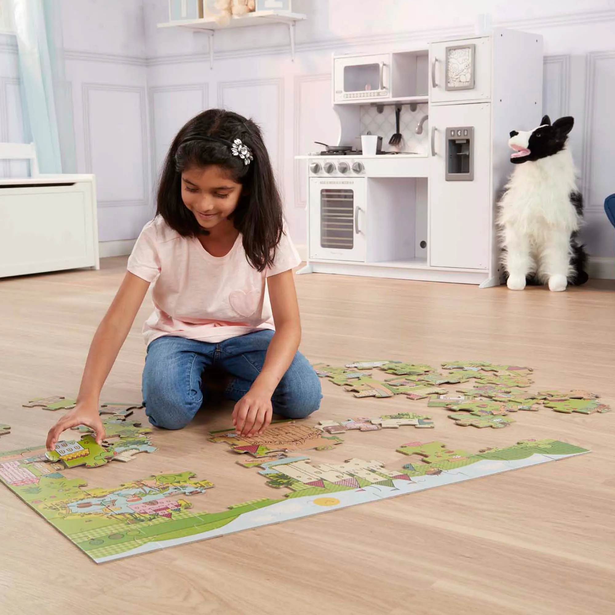 Natural Play Floor Puzzle: Princess Fairyland