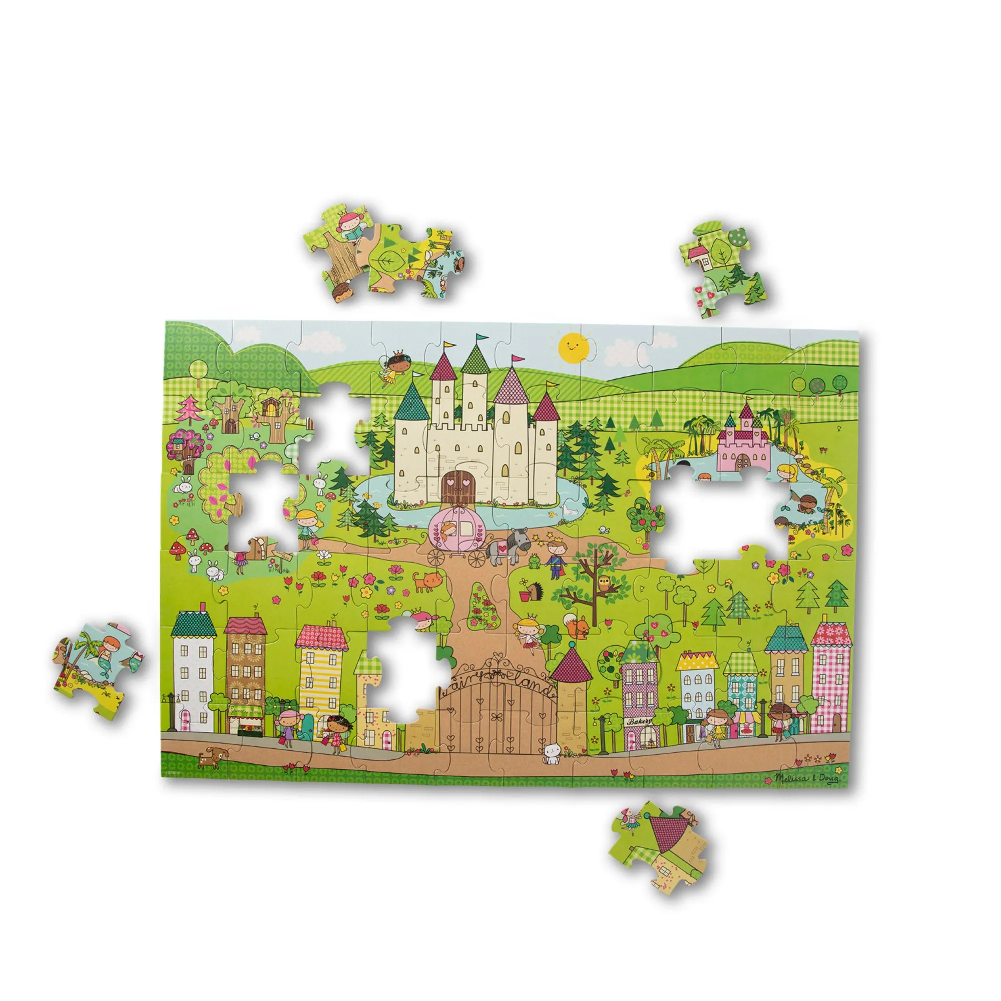 Natural Play Floor Puzzle: Princess Fairyland
