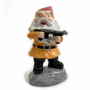 Naughty Garden Gnome Statue Home Yard Decor Resin Figurines Crafts In/Outdoor