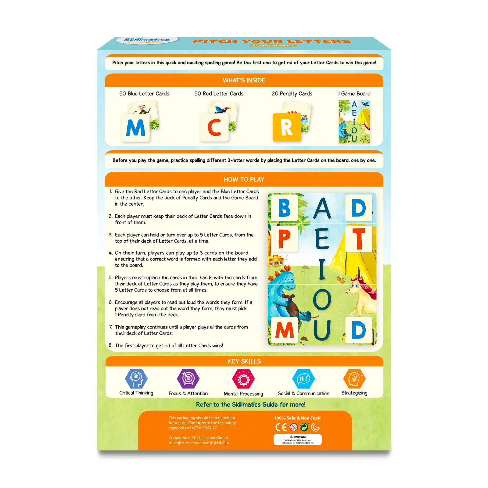 Pitch Your Letters - & Learn to Spell (ages 5 )