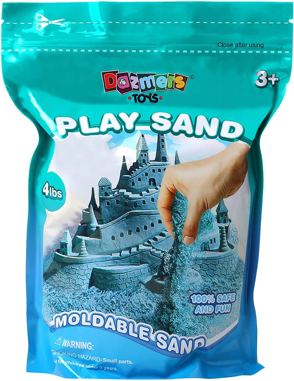 Play Sand 4 LB Refill Pack for Your Sand Toys or Playsets - Bulk Replacement Sensory Sand