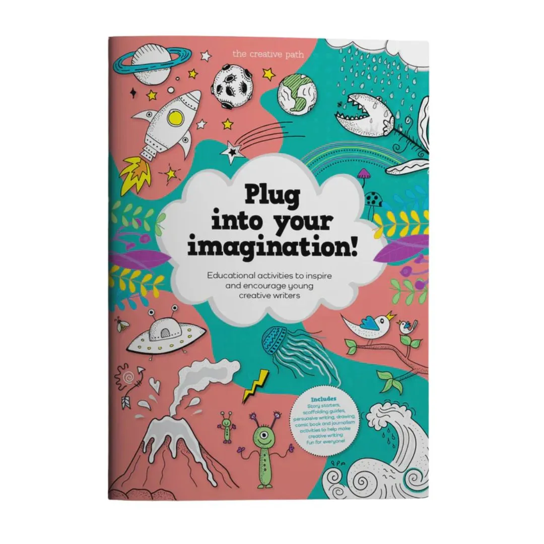 Plug Into Your Imagination Activity Book - Creative Writing for Kids