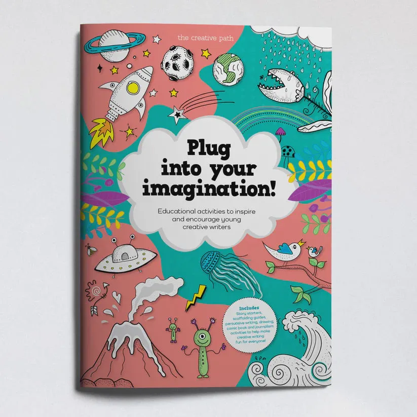 Plug Into Your Imagination Activity Book - Creative Writing for Kids