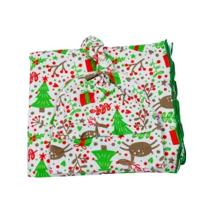Reindeer Swaddle Blanket Set