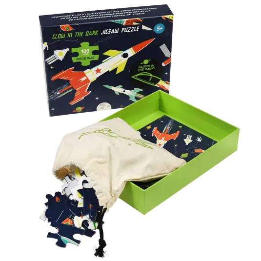 Rex London Glow in the Dark Space Puzzle 100 pieces