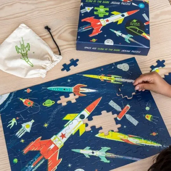 Rex London Glow in the Dark Space Puzzle 100 pieces