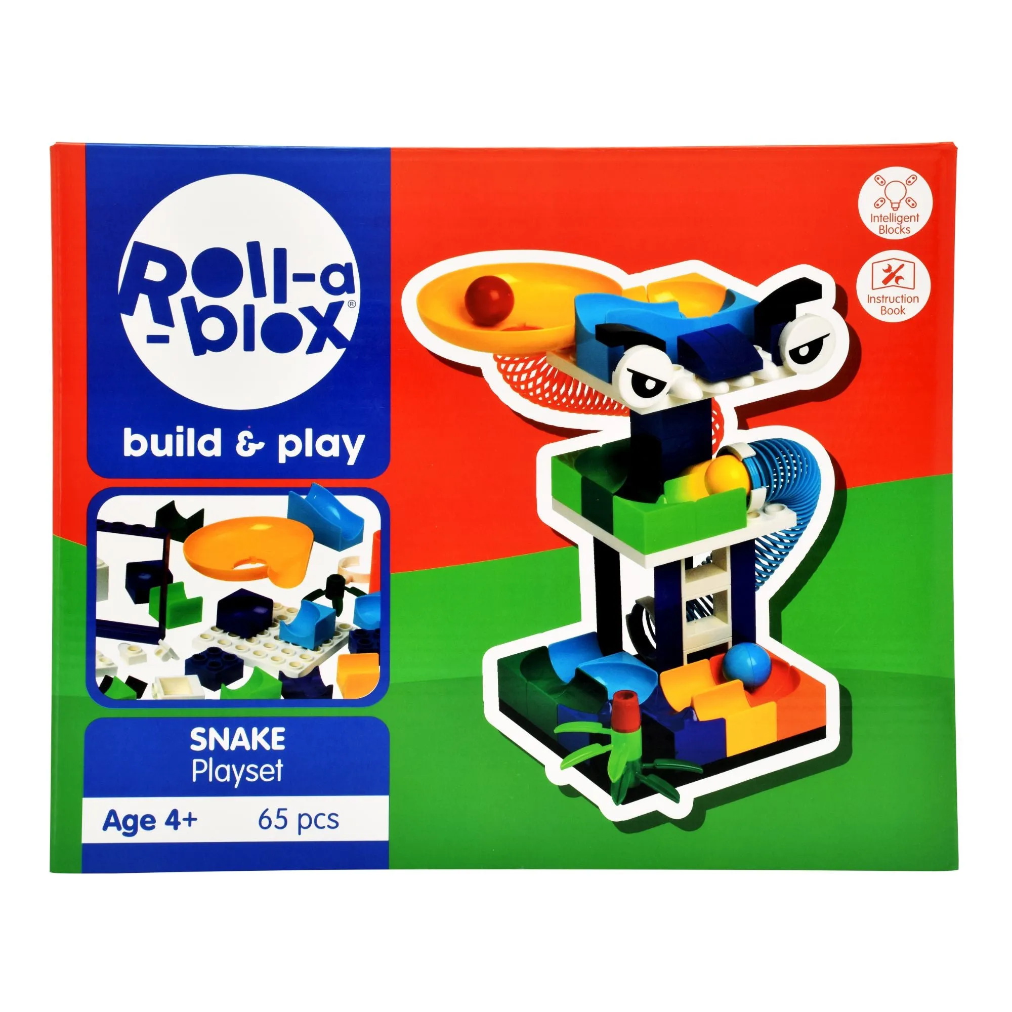 Roll-A-Blox Snake Playset 65 Pieces