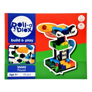 Roll-A-Blox Snake Playset 65 Pieces