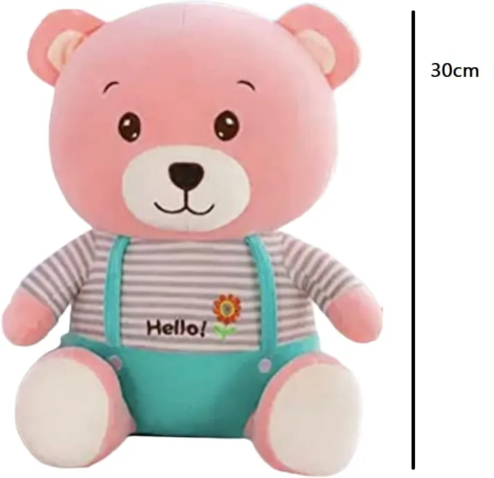 SCOOBA Kids Favourite Super Soft Tiptop Teddy Bear Single Piece 30cm Small(Hello Teddy Small 30cm)