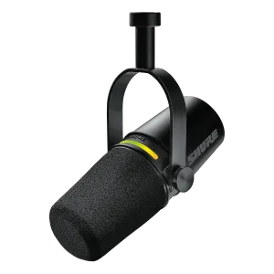 Shure MV7  Podcast Microphone for Streaming, Home Recording, and Podcasting with USB-C and XLR Outputs