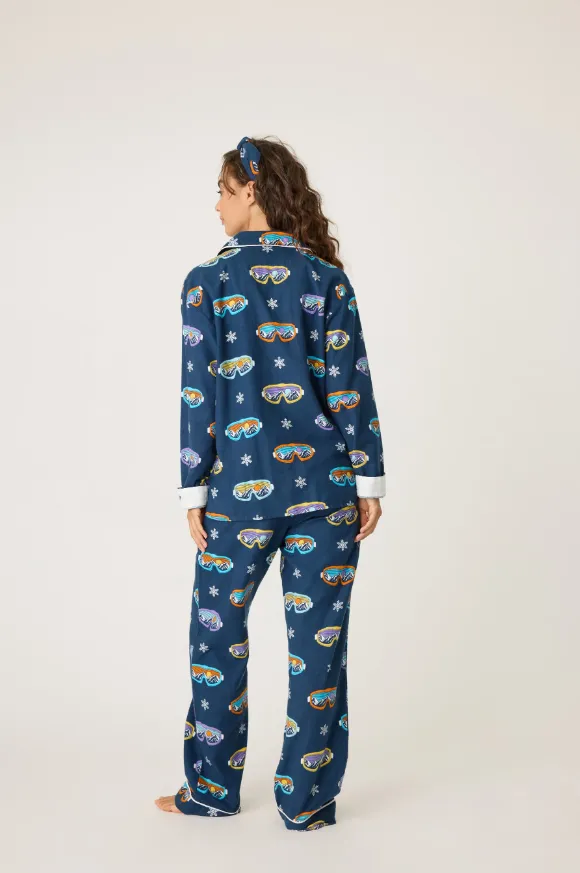 Ski You Later Flannel PJ Set
