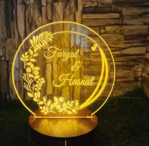Stylish 3D Customised illusion Lamp S8