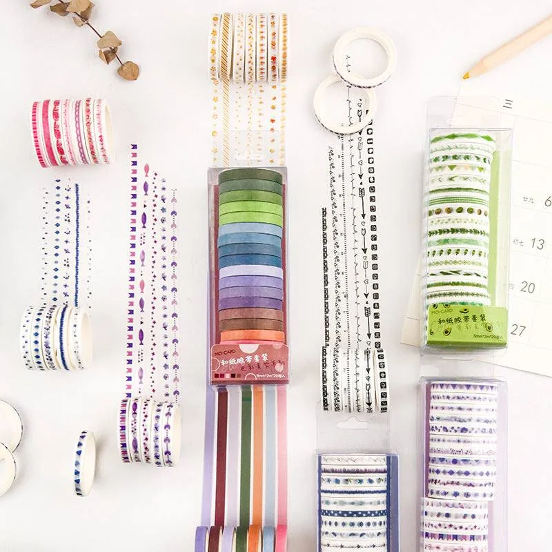 Thin Washi Tape Set