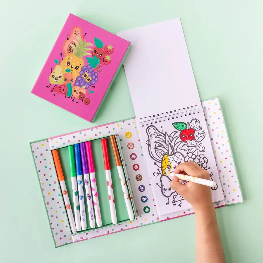 Tiger Tribe Scented Colouring Kit - Fruity Cutie