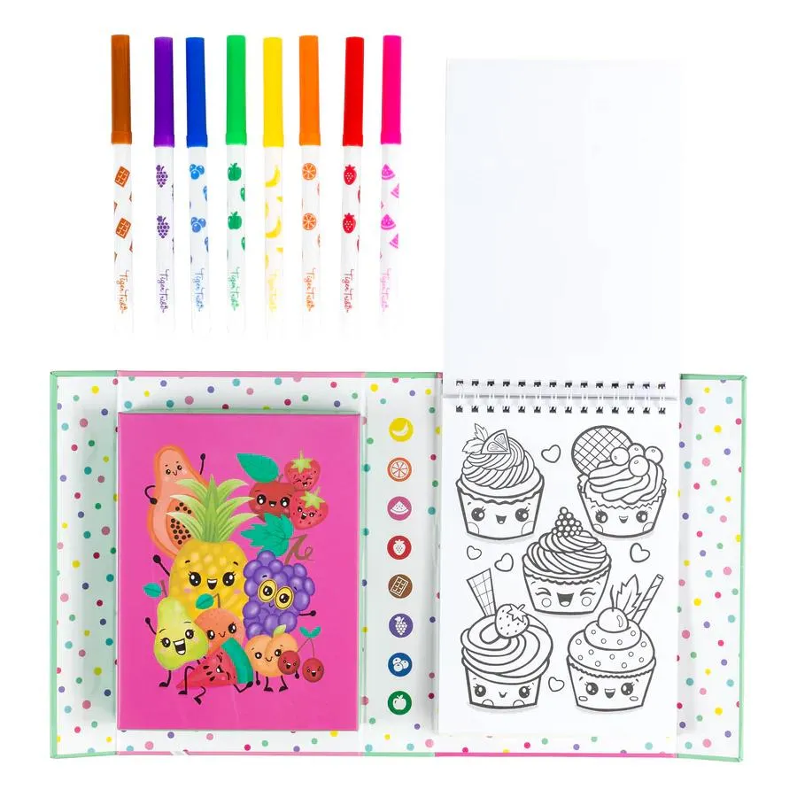 Tiger Tribe Scented Colouring Kit - Fruity Cutie