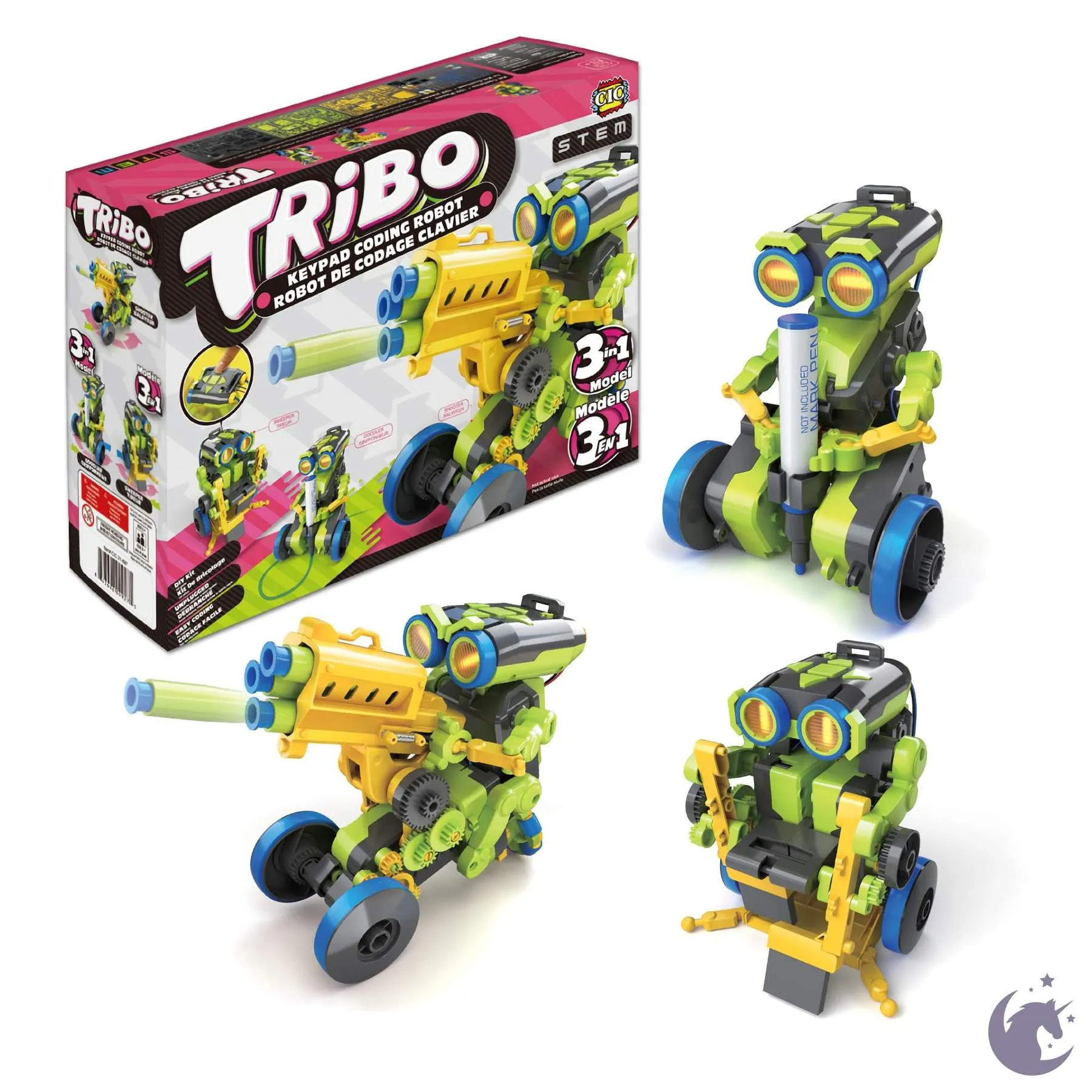 Tribo 3-in-1 Keypad Coding Robot
