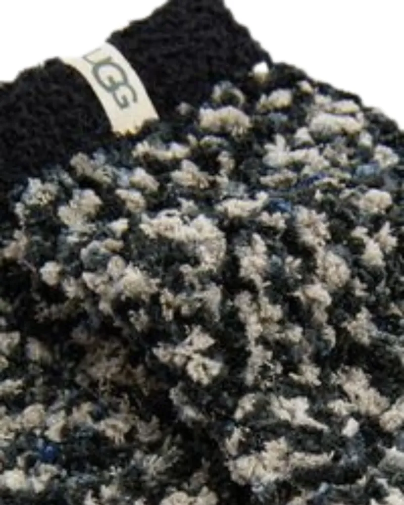 UGG Black/Grey Cozy Chenille Socks