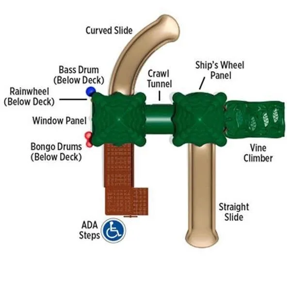 UPLAY-003 Signal Springs | Commercial Playground Equipment