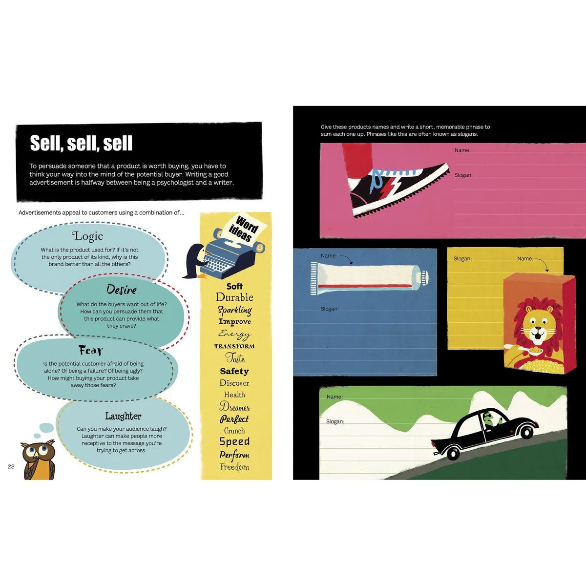 Usborne creative writing book