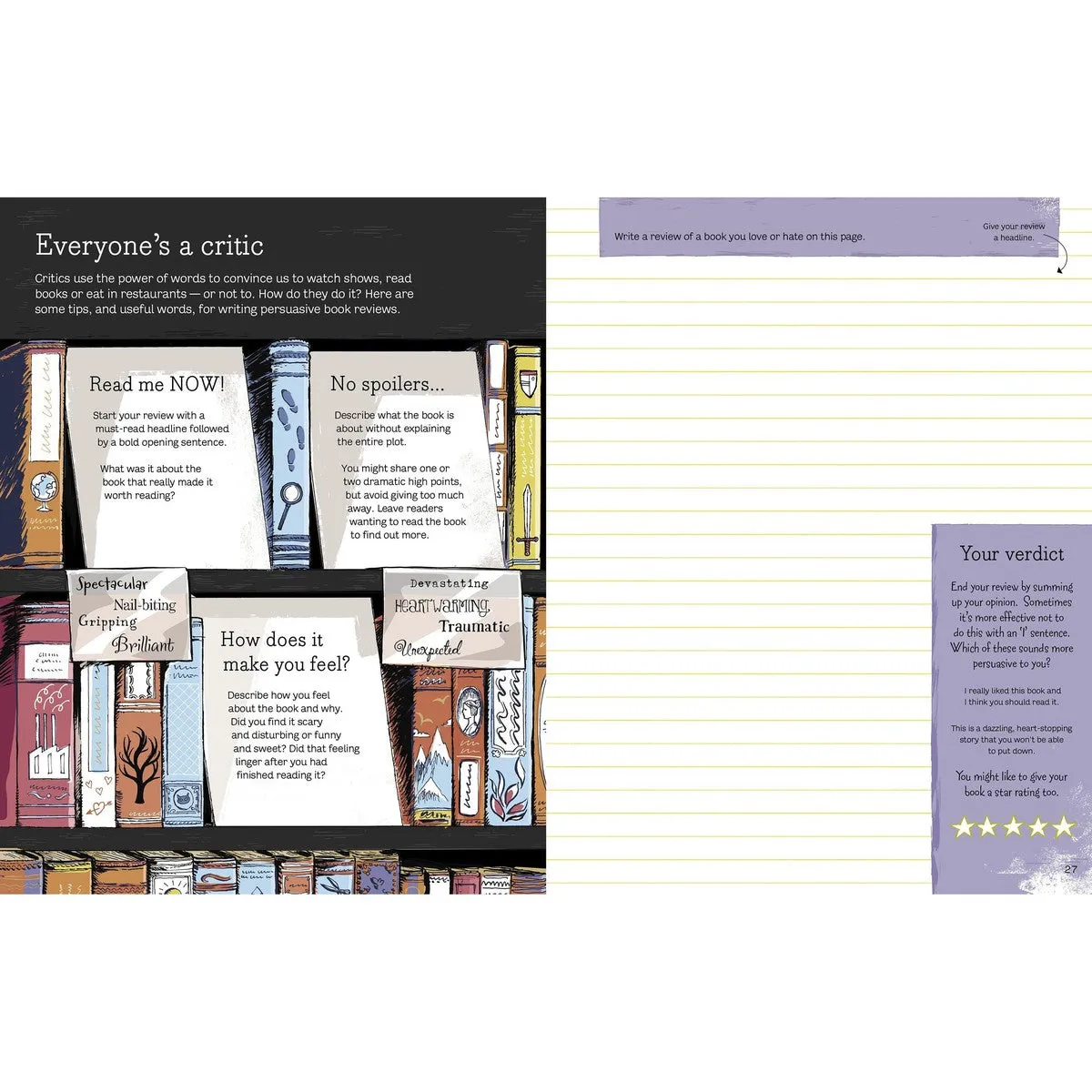 Usborne creative writing book