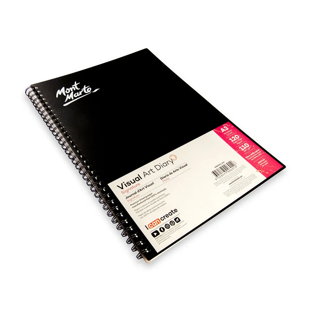 Visual Art Diary Signature 110gsm A3 120 Page