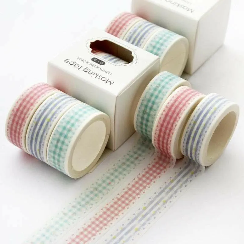 Washi Tape Set - Various Colors