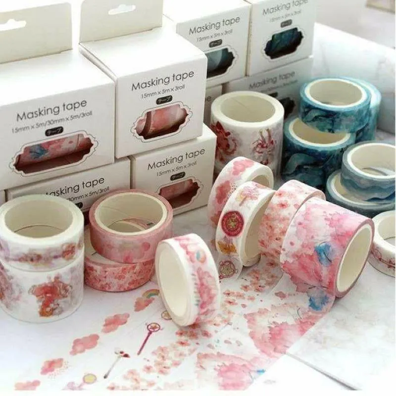 Washi Tape Set - Various Colors