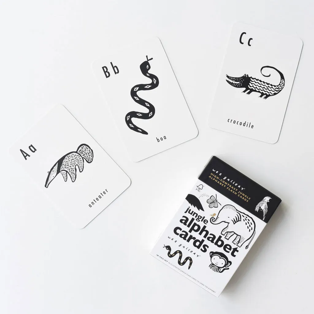 Wee Gallery Alphabet Cards - Jungle