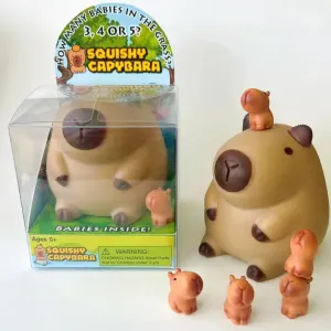 ZOR Squishy Capybara With Surprise Babies